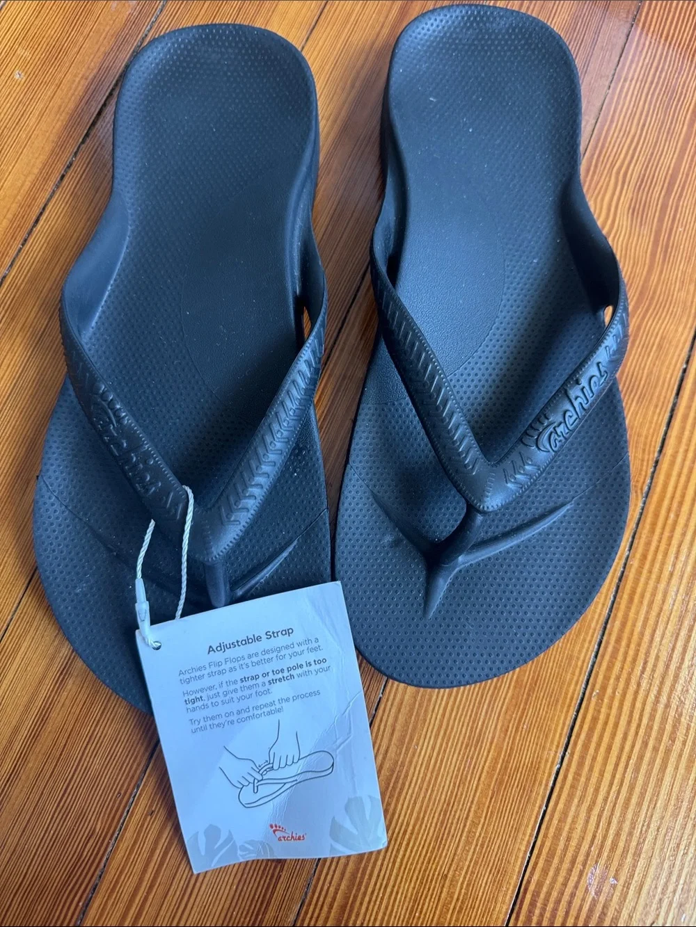 Archies Women’s Flip Flop Sandals - Black